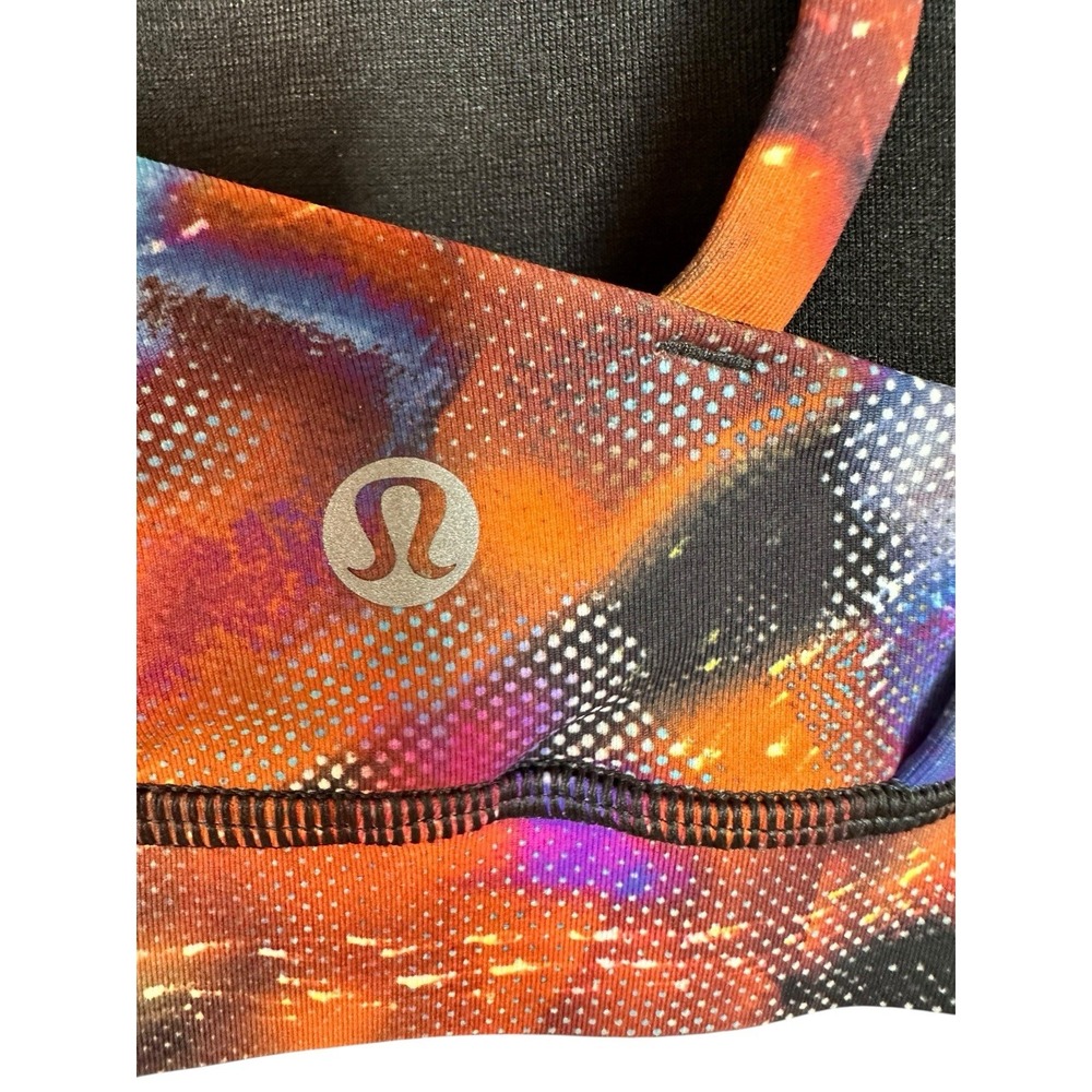 Lululemon Women's Energy Sports Bra Multicolor Gym Workout Outdoors Active Sz 4 - Picture 3 of 4